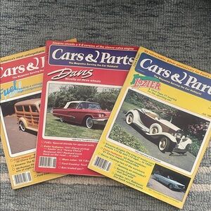 Vintage Cars & Parts Magazine Collection May-July 1984